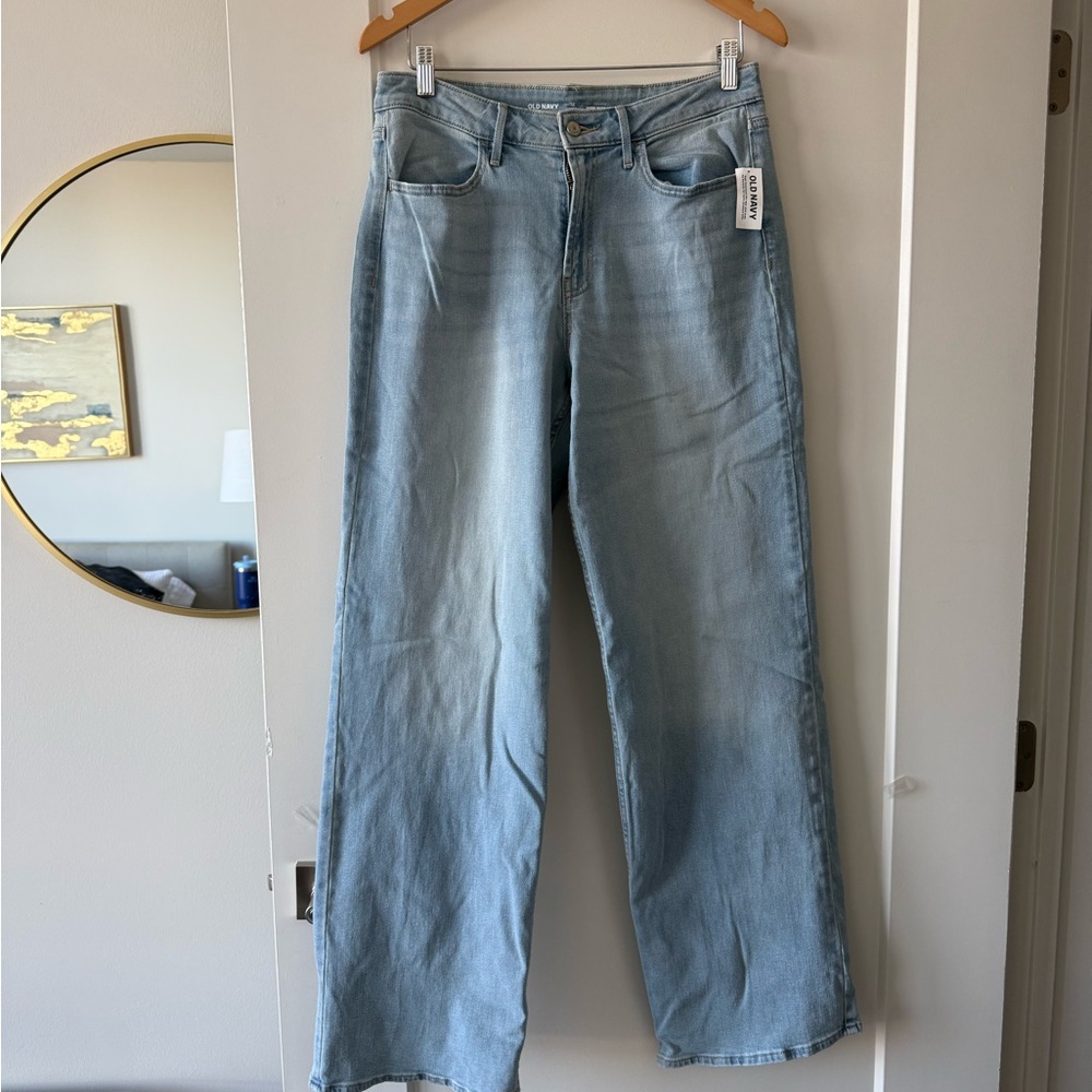 Old Navy Light Blue Wow Wide Leg Jeans